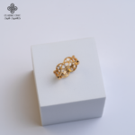 خاتم ريش الطاووس - شفاف