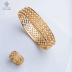 طقم اسوارة وخاتم اللولو والزركون - Image 3