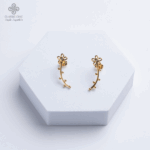 أقراط الوردة الناعمة