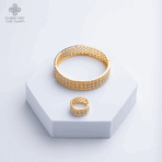 طقم اسوارة وخاتم اللؤلؤ والفيروز - Image 5