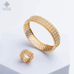 طقم اسوارة وخاتم اللؤلؤ والفيروز