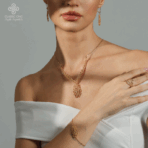 ⁦طقم السعفة بتصميم v أنيق⁩ - الصورة ⁦10⁩