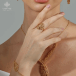 ⁦طقم السعفة بتصميم v أنيق⁩ - الصورة ⁦14⁩