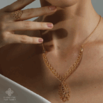 ⁦طقم السعفة بتصميم v أنيق⁩ - الصورة ⁦11⁩