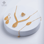 طقم السعفة بتصميم v أنيق - Image 3