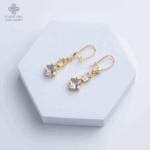 أقراط الأحجار الشفافة