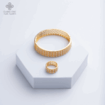 طقم اسوارة وخاتم اللولو والزركون - Image 5