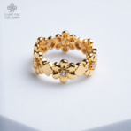 ⁦خاتم الزهور - زركون⁩ - الصورة ⁦4⁩