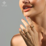 ⁦خاتم الزهور - زركون⁩ - الصورة ⁦6⁩