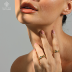 ⁦خاتم الزهور - زركون⁩ - الصورة ⁦5⁩